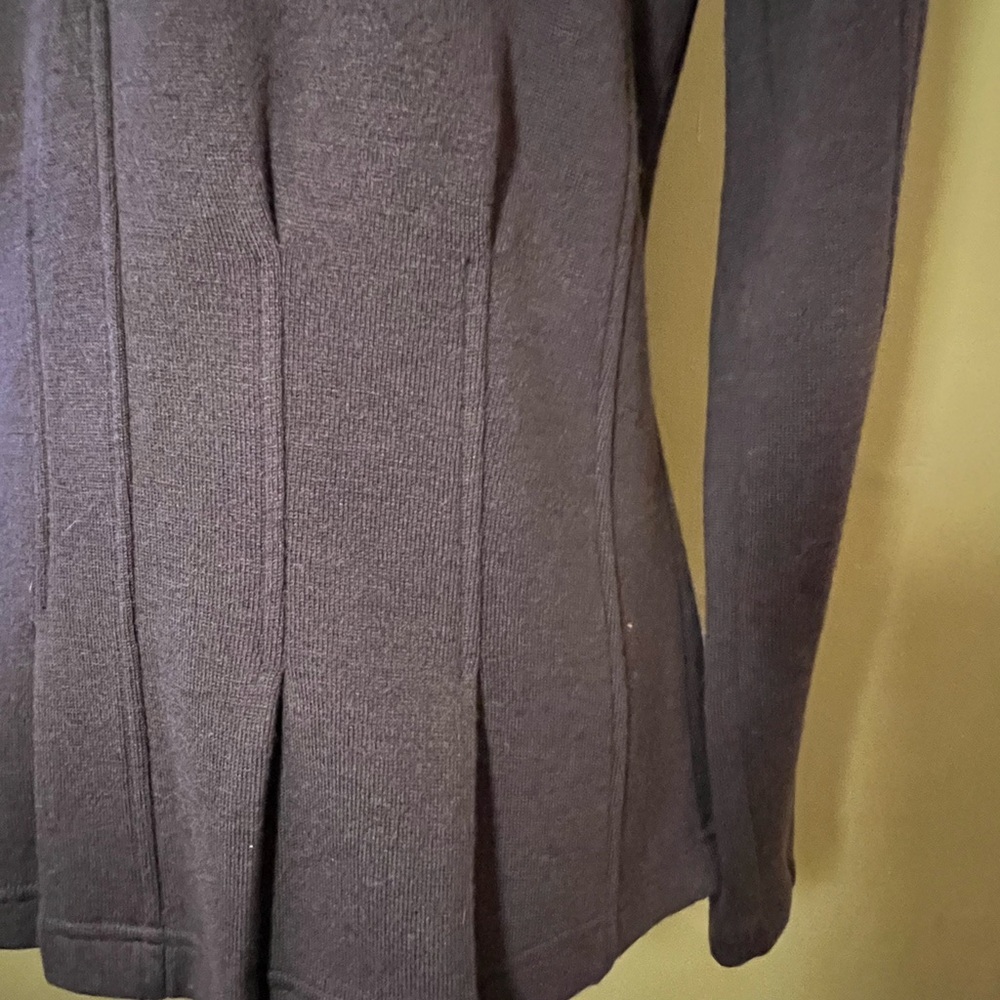 Title Nine Merino Wool Blend Cardigan Tie Front Wrap Sweater Women's Size M NWOT - Picture 3 of 6